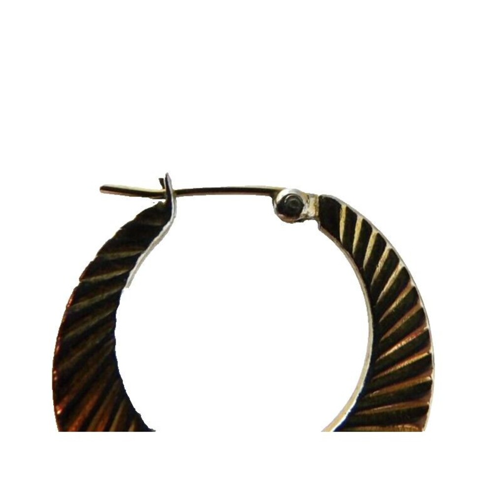 5 Pairs Goldtone Vintage Fashion Earrings Hoops Kite Triangle Shell Pierced - Picture 3 of 16